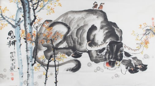 LUO TONG SHENG, CHINESE PAINTING ATTRIBUTED TO