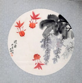 A FINE OIL PAINTING ATTRIBUTED TO, SONG WEN ZHI