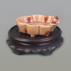 SCHOLAR’S DESK ITEM PORCELAIN BRUSH WASHER