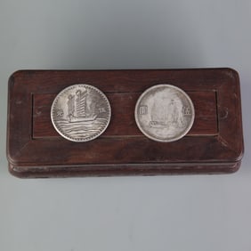 2 FIVE-YUAN REPUBLIC OF CHINA COINS