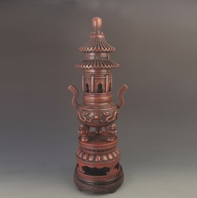 RARE DOUBLE DRAGON STYLE FINELY MADE DING STYLE BRONZE VASE