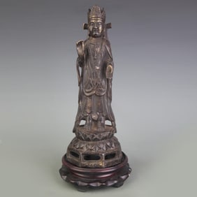 A FINE BRONZE BUDDHA STATUE