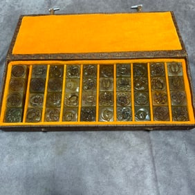 COLLECTION OF 40 SHOUSHAN STONE SEALS