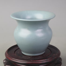 LIGHT BLUE COLOR GLAZED TABLE TOP PORCELAIN SMALL BOWL