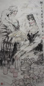 CHINESE PAINTING, ATTRIBUTED TO ZHANG LI PING