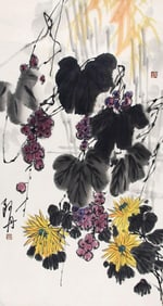 ZHAO A DAN CHINESE PAINTING, ATTRIBUTED TO