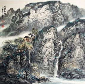 HU HONG BO, CHINESE PAINTING ATTRIBUTED TO