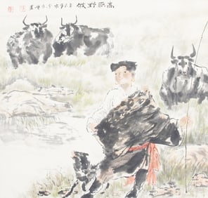 LI XIU FENG CHINESE PAINTING, ATTRIBUTED TO
