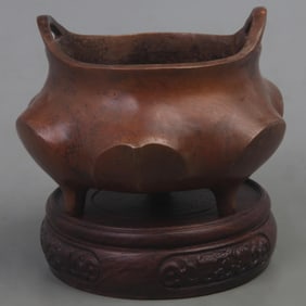 XUAN DE STYLE THREE FOOT BRONZE CENSER