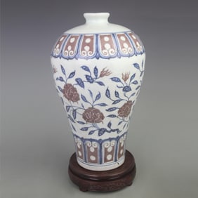 YOU LI HONG STYLE FLOWER PATTERN MEI STYLE VASE