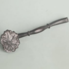 A FINE RED SANDALWOOD LOTUS FIGURE RU YI