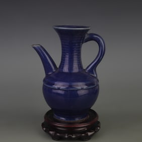 CHAI KILN BLUE GLAZED WINE EWER
