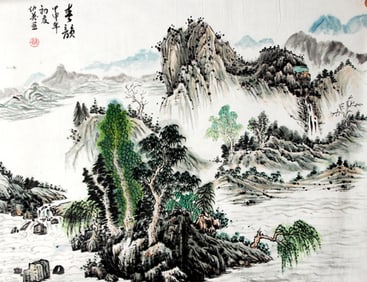 CAI ZHU YING, CHINESE PAINTING ATTRIBUTED TO
