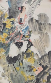 HUANG WEN QI, CHINESE PAINTING ATTRIBUTED TO