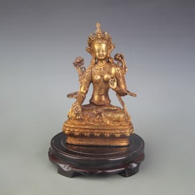 A FINE BRONZE BUDDHA STATUE