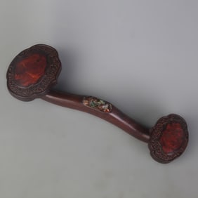 ROSEWOOD RUYI INLAID WITH MOTHER-OF-PEARL