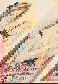 SA YO MINT JUJUBES VINTAGE STEEL PLATE ADS