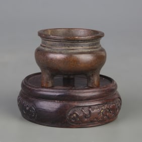 THREE-LEGGED ROUND-MOUTH SMALL CENSER