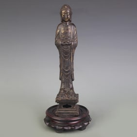 A FINE BRONZE BUDDHA STATUE