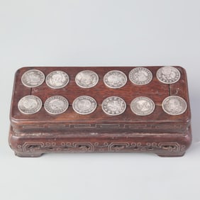 GROUP OF TWELVE OLD CHINESE COINS
