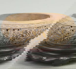 ZISHA FISH PATTERN BRUSH WASHER