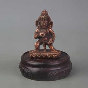 SMALL TIBETAN BUDDHIST STATUE