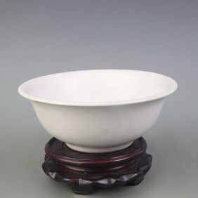 WHITE COLOR GLAZE PORCELAIN BOWL
