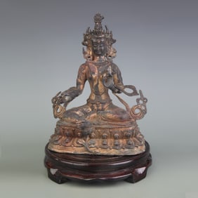 GREEN TARA BRONZE STATUE