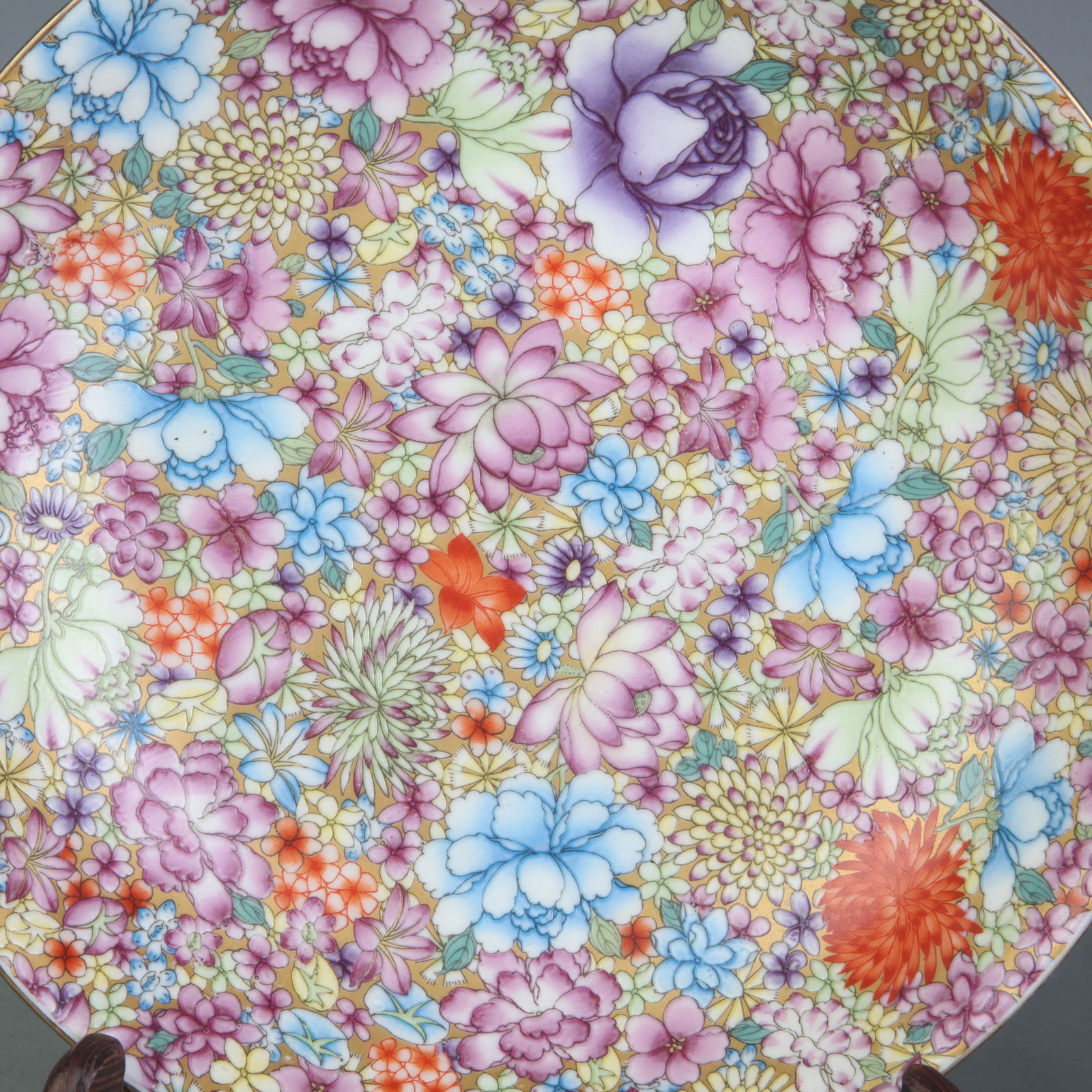 BRONZE TEAPOT WITH "YA" MARK AND AUSPICIOUS PATTERN - 5