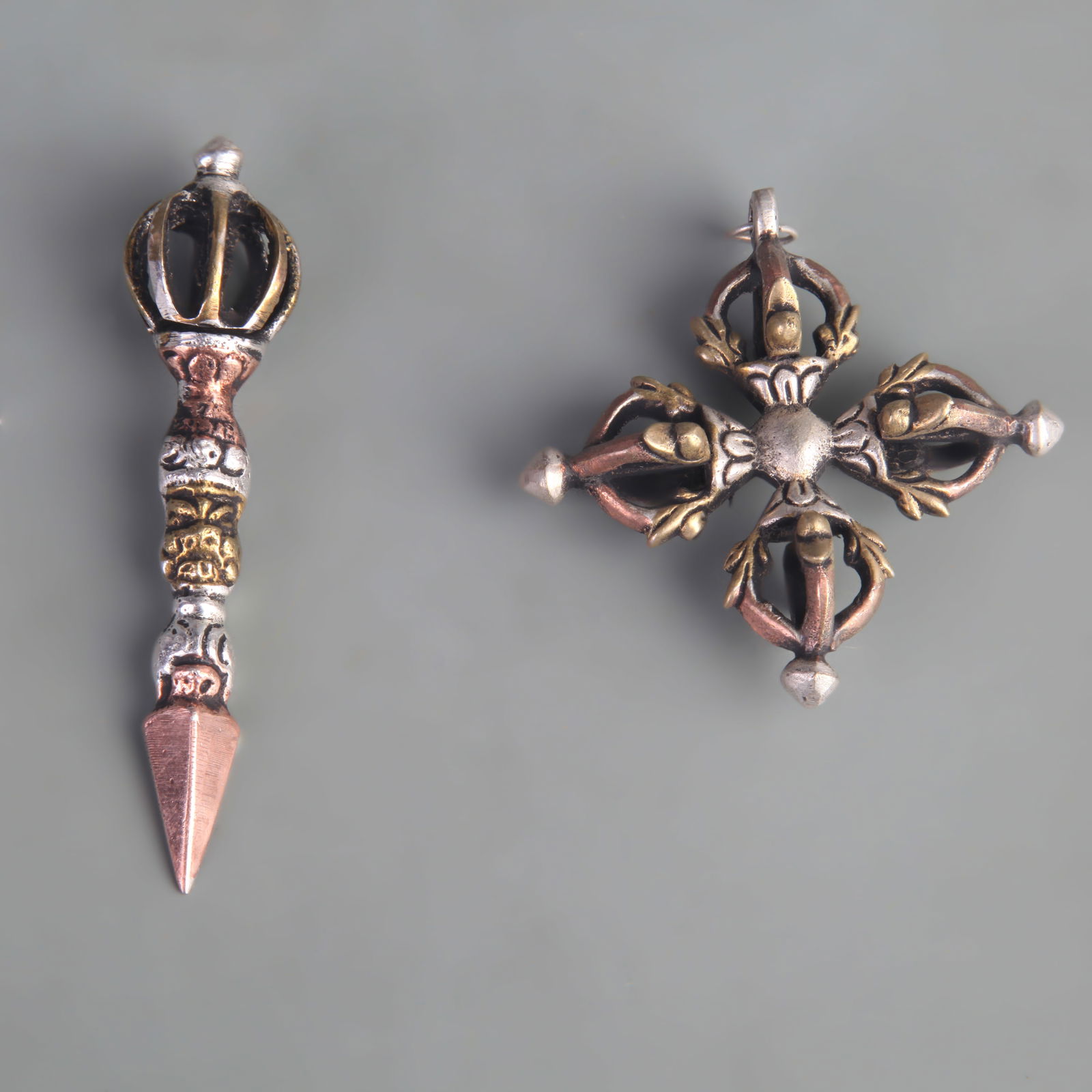 SET OF TIBETAN BUDDHISM RITUAL INSTRUMENTS (1 of 5)