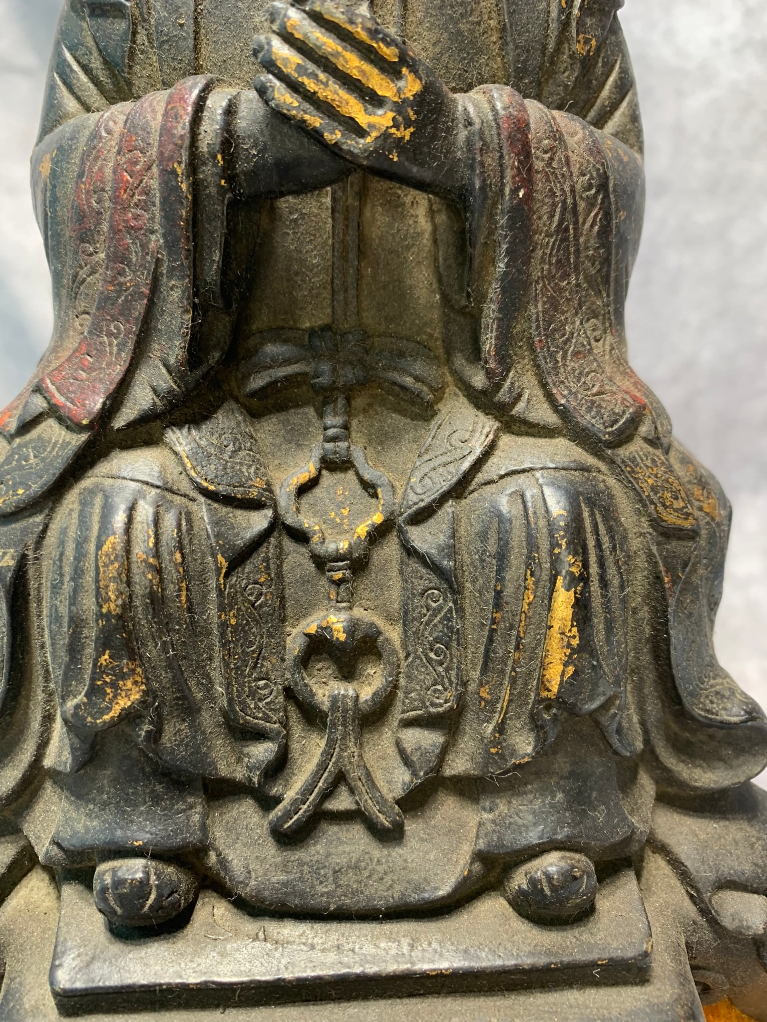 GILDED BRONZE IMMORTAL STATUE - 5