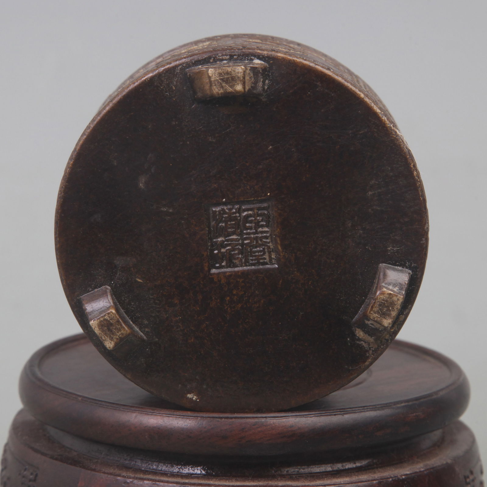 OPENWORK DRAGON BRONZE INCENSE BURNER - 5