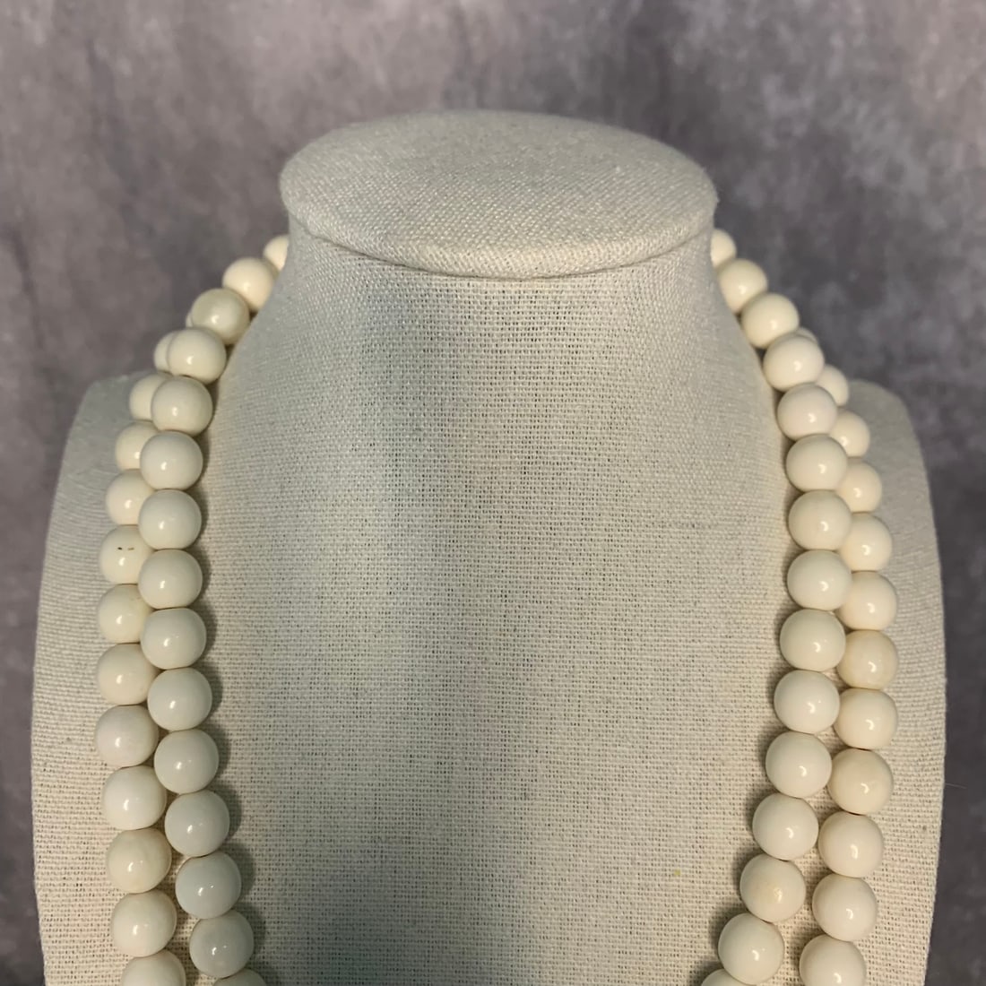 A FINE BONE MADE NECKLACE - 2