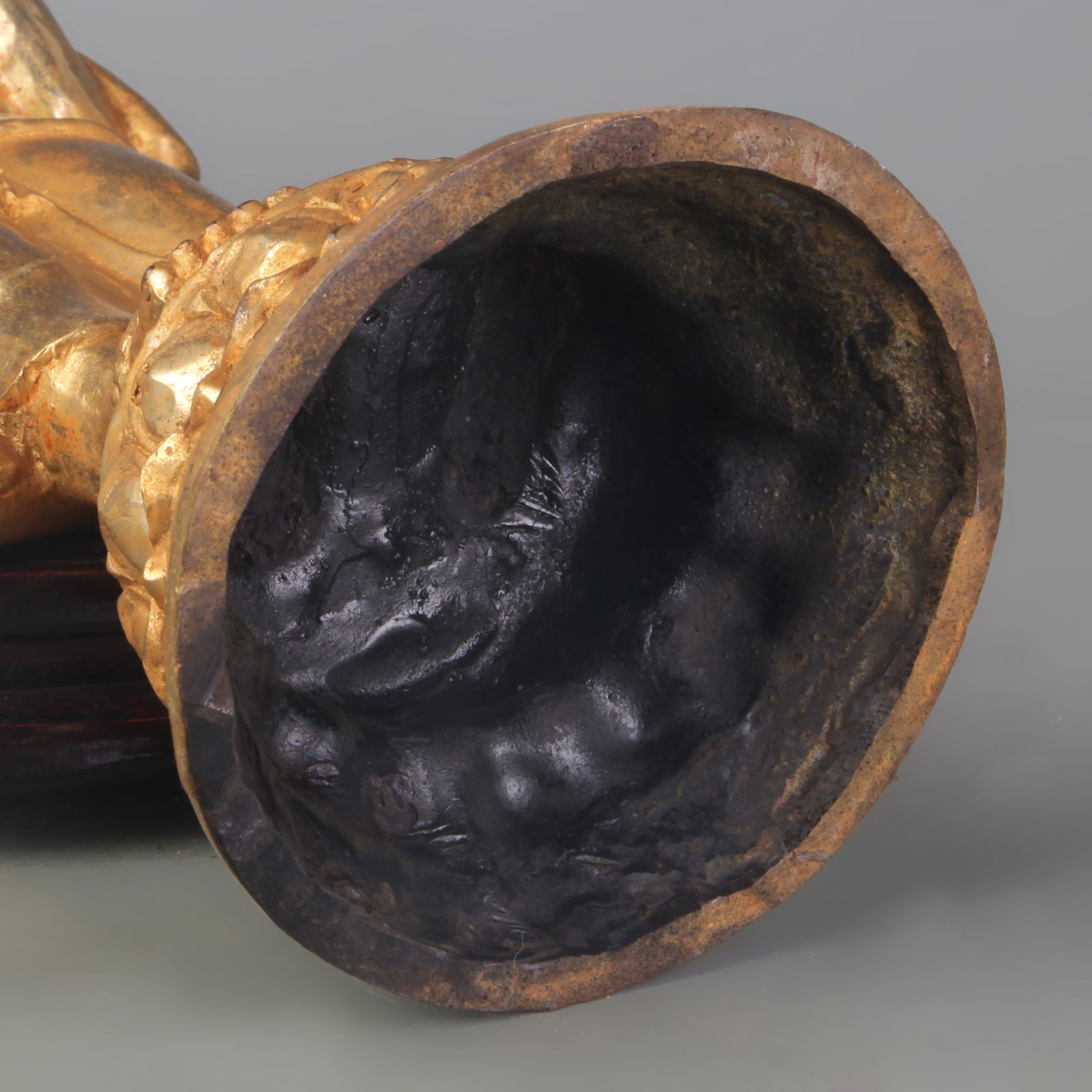 GILDED BRONZE BUDDHA STATUE - 5