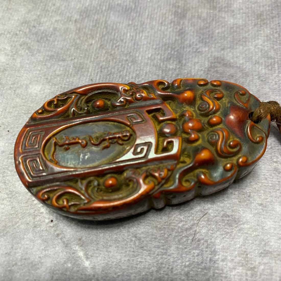 A FINE BONE MADE PLAQUE - 2