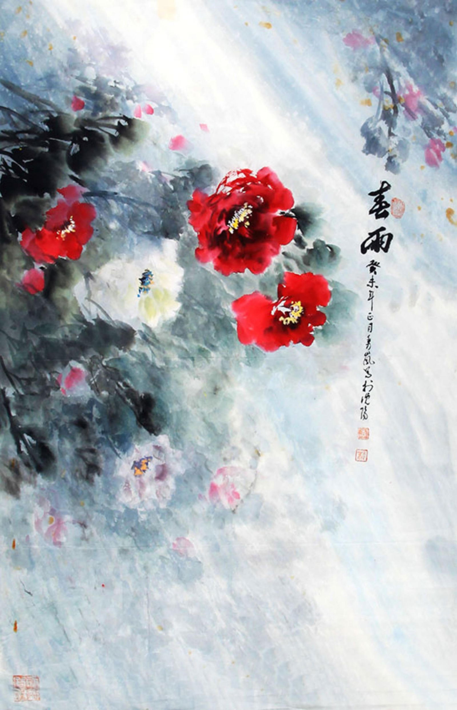 LIU XIU FENG, CHINESE PAINTING ATTRIBUTED TO (1 of 3)