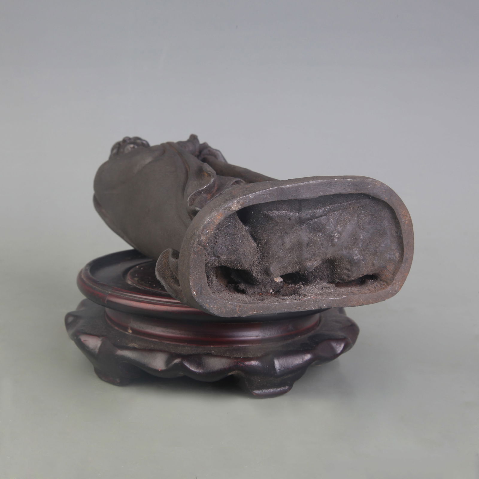 A FINE BRONZE ARHAT STATUE - 5