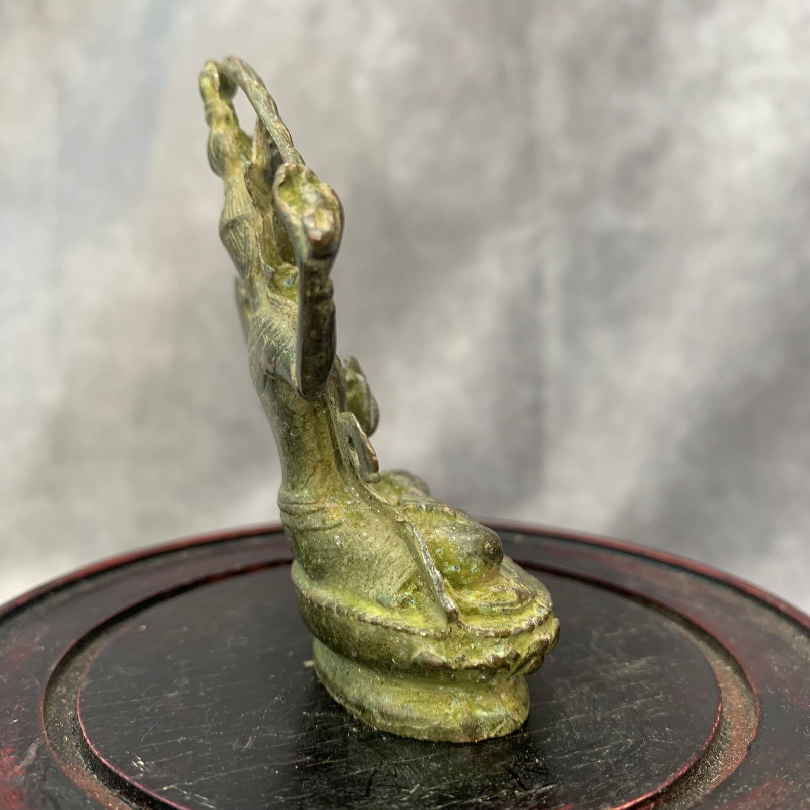 A SMALL MANJUSRI BUDDHA STATUE - 6