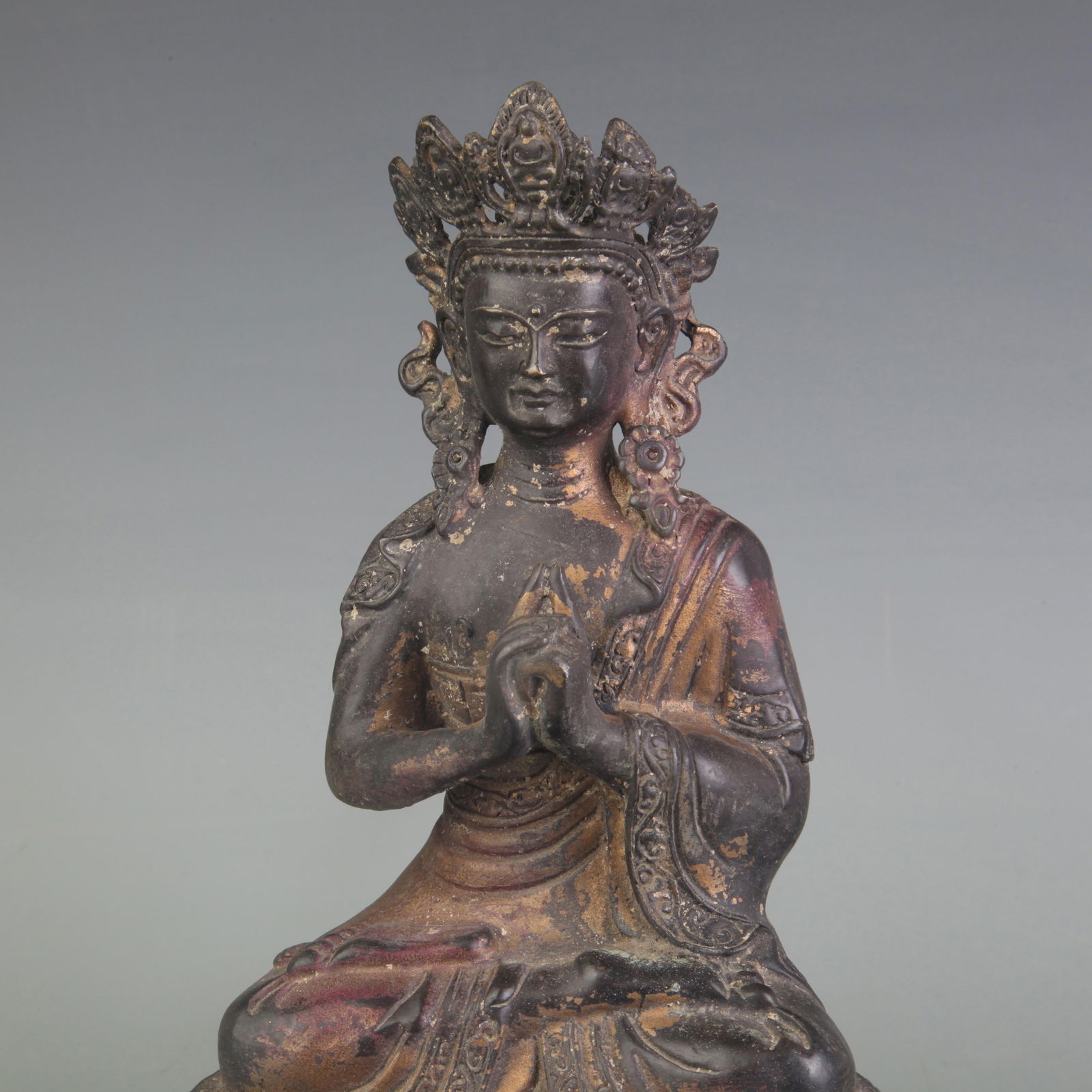 A FINE BRONZE BUDDHA STATUE - 2