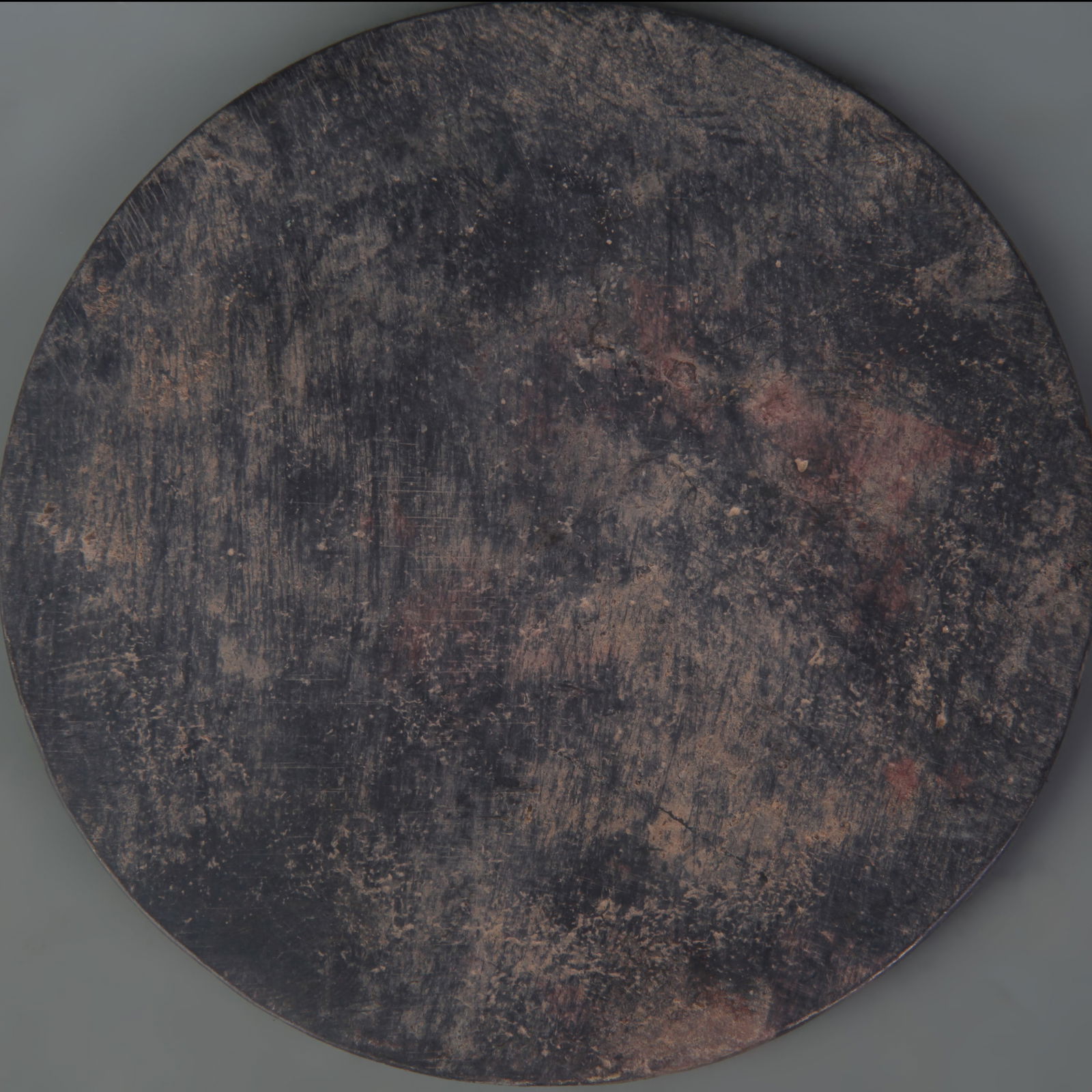 A FINELY MADE BRONZE MIRROR - 5