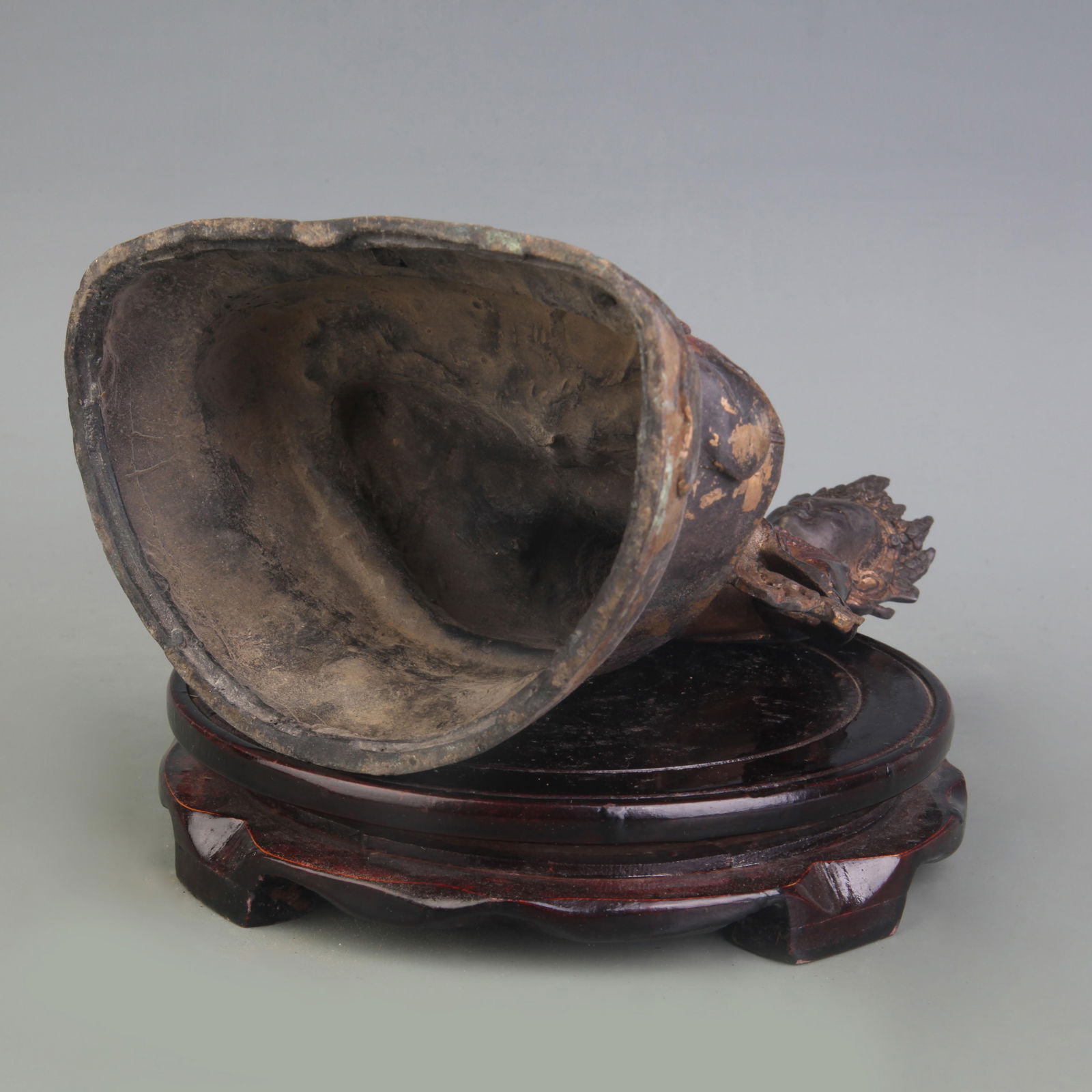 A FINE BRONZE BUDDHA STATUE - 5