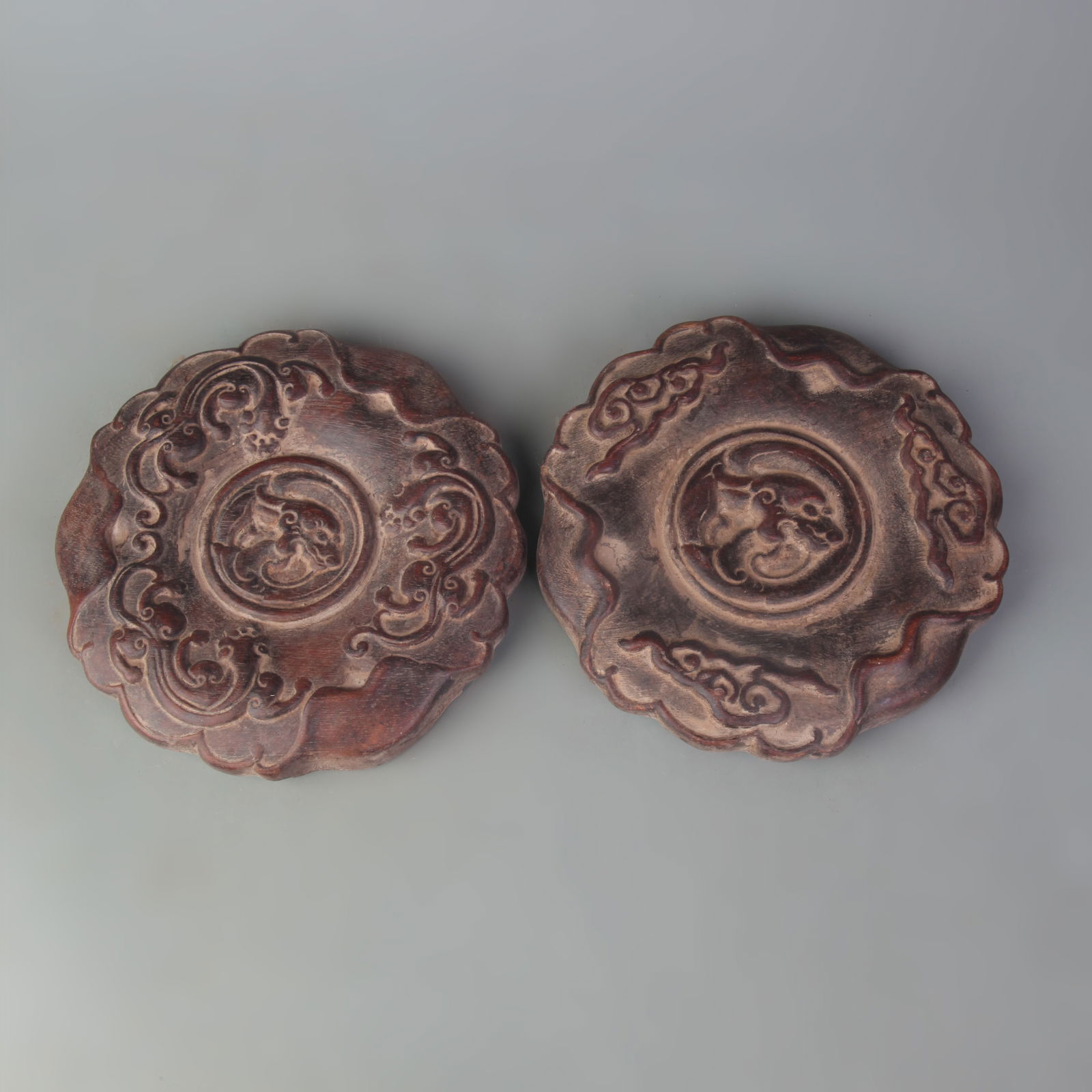 PAIR OF ROSEWOOD STANDS (1 of 5)