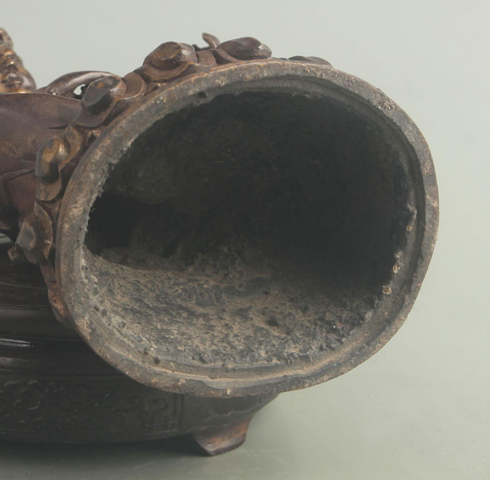 GILT BRONZE TIBETAN PROTECTOR DEITY - 5