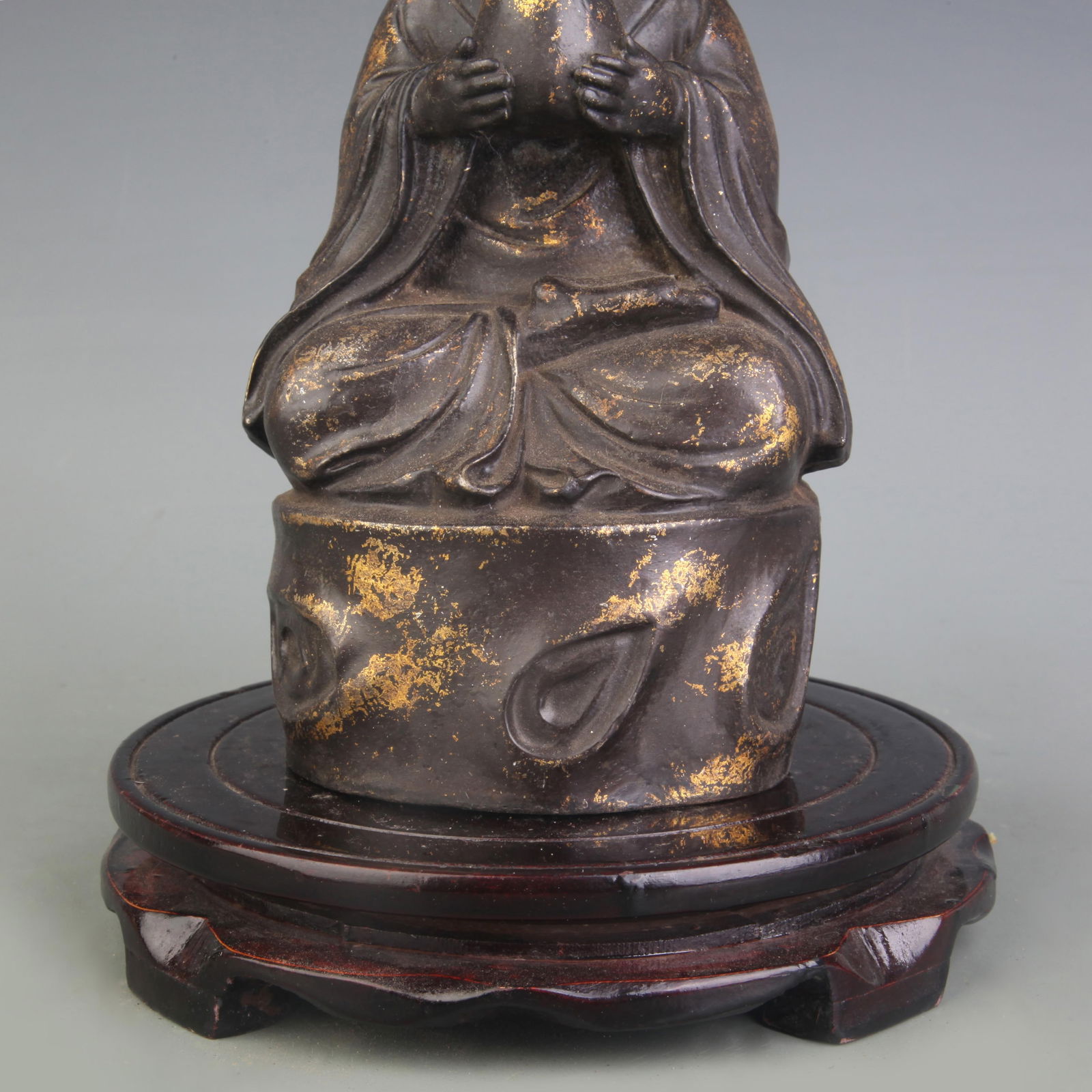 A FINE BRONZE BUDDHA STATUE - 3