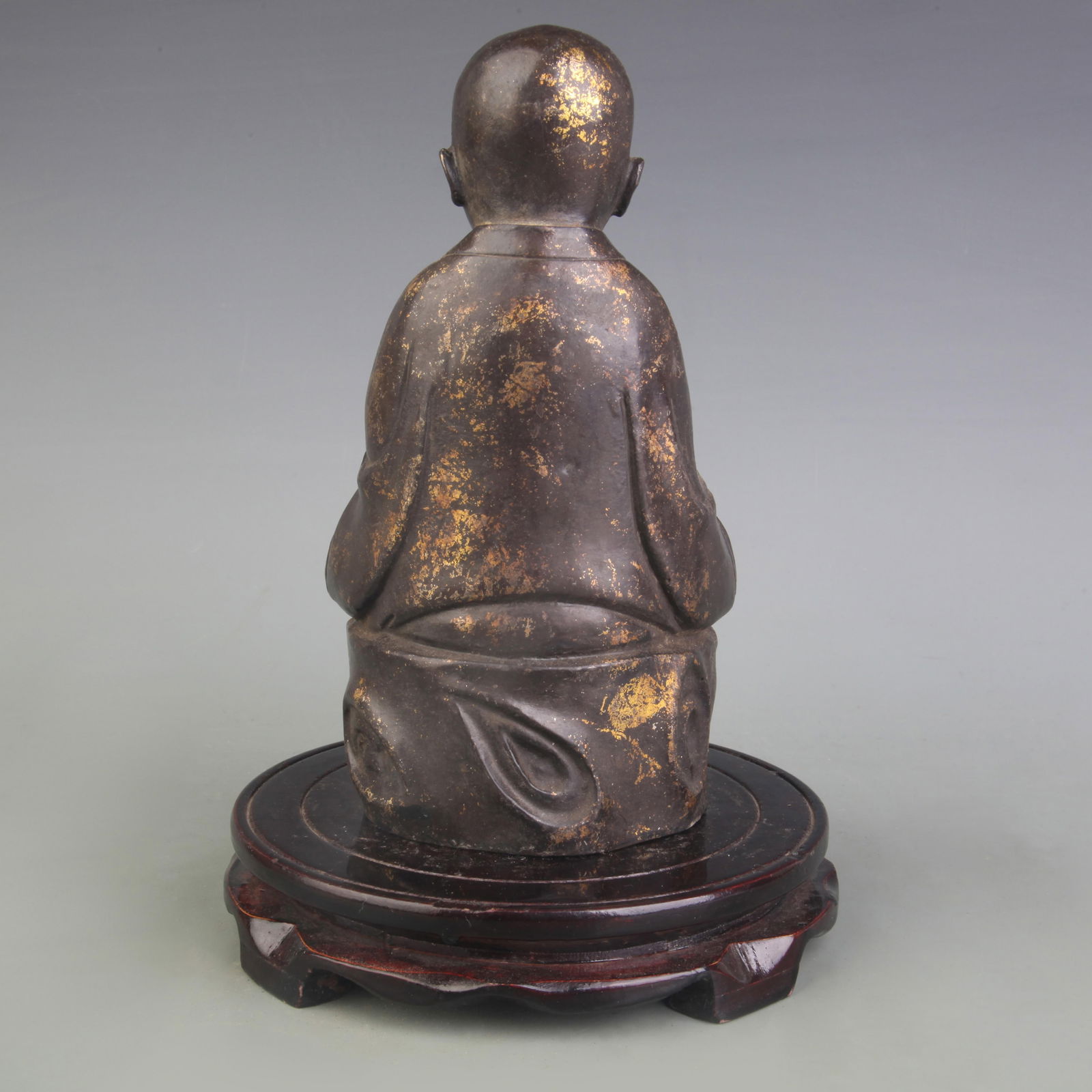 A FINE BRONZE BUDDHA STATUE - 4