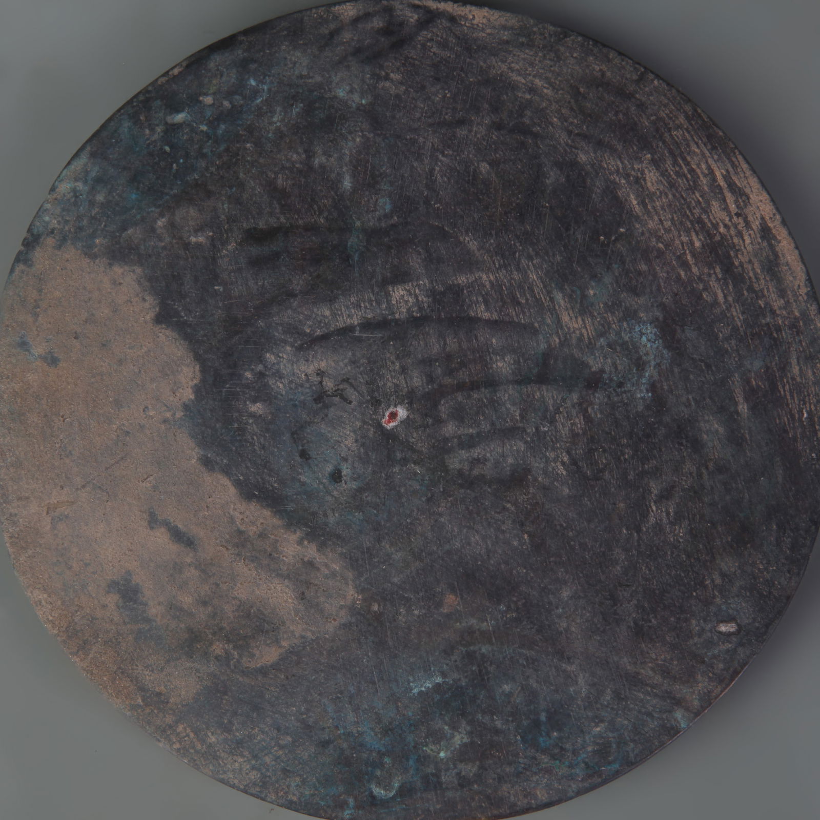 A FINE SEA CREATURE PATTERN BRONZE MIRROR - 5