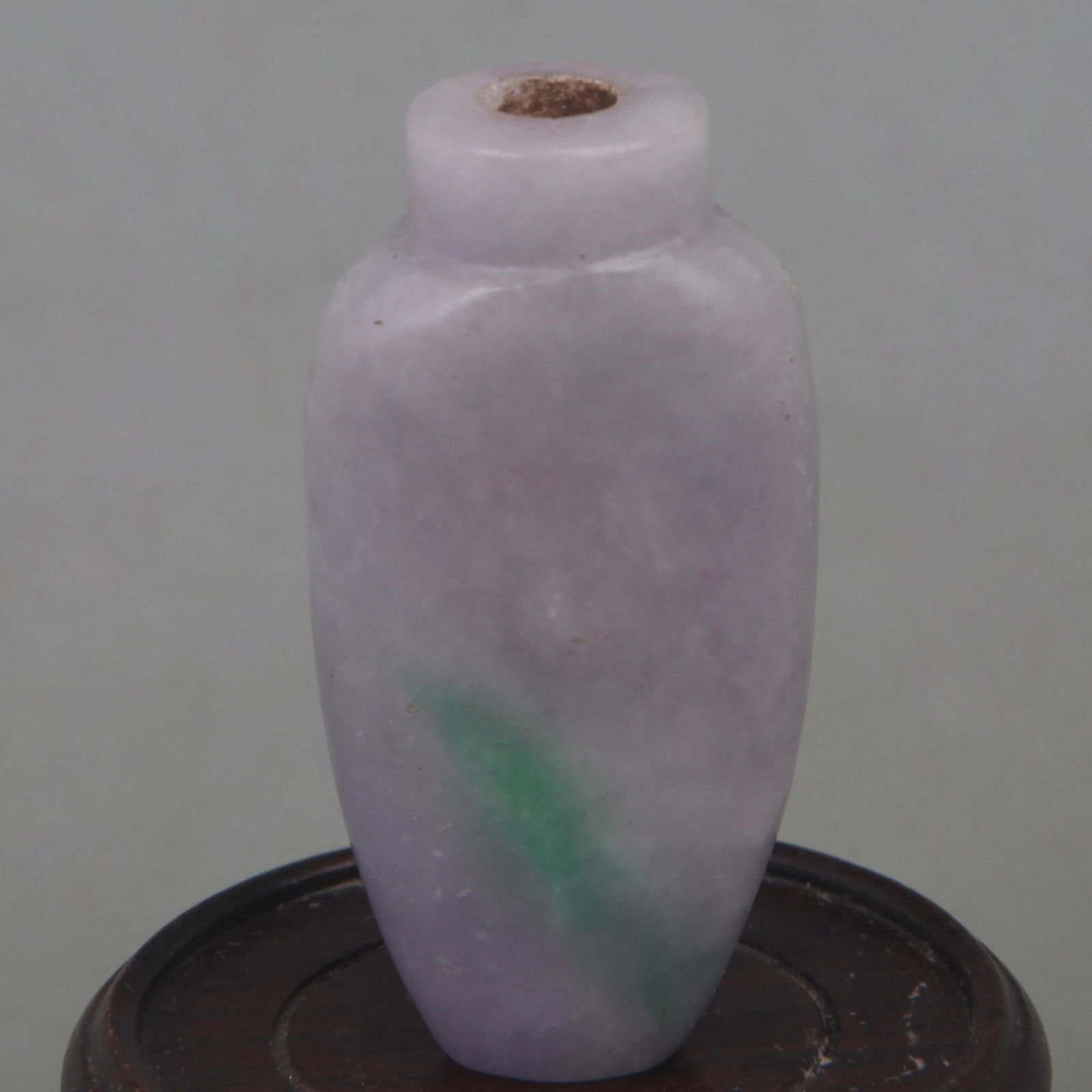 PLAIN JADEITE SNUFF BOTTLE - 2