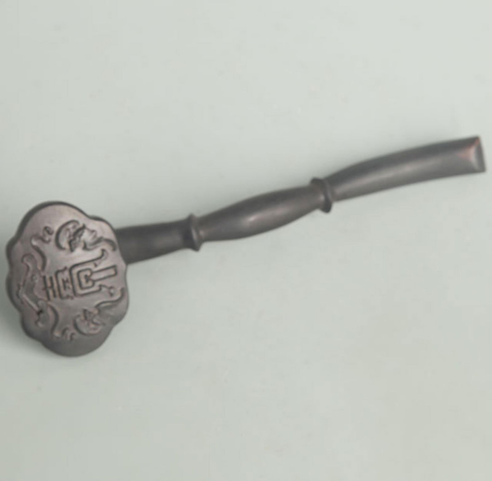 A FINE ROSEWOOD CARVING IN FIGURE OF RU YI: 20th Century; Long: 11.0 inch; Width: 3.25 inch;