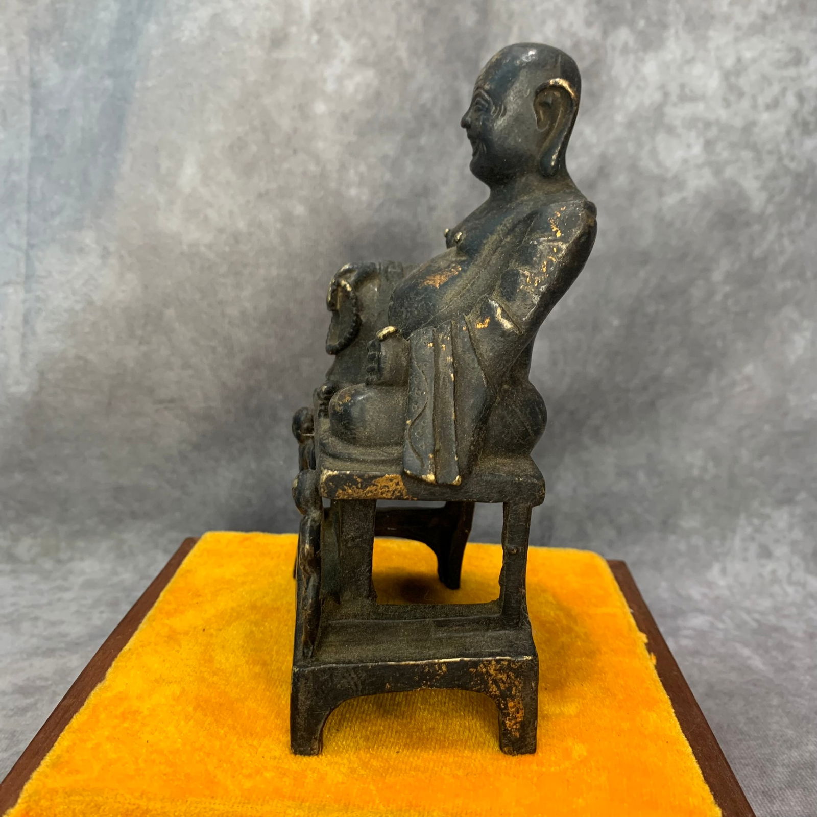 A FINE BRONZE BUDDHA STATUE - 3