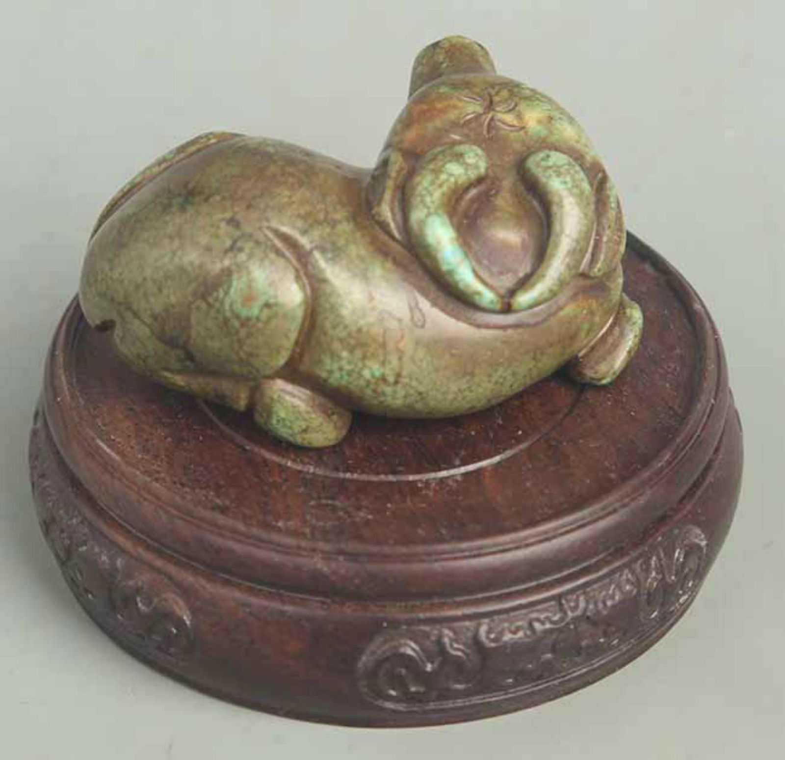 TURQUOISE AUSPICIOUS BEAST FIGURINE - 2